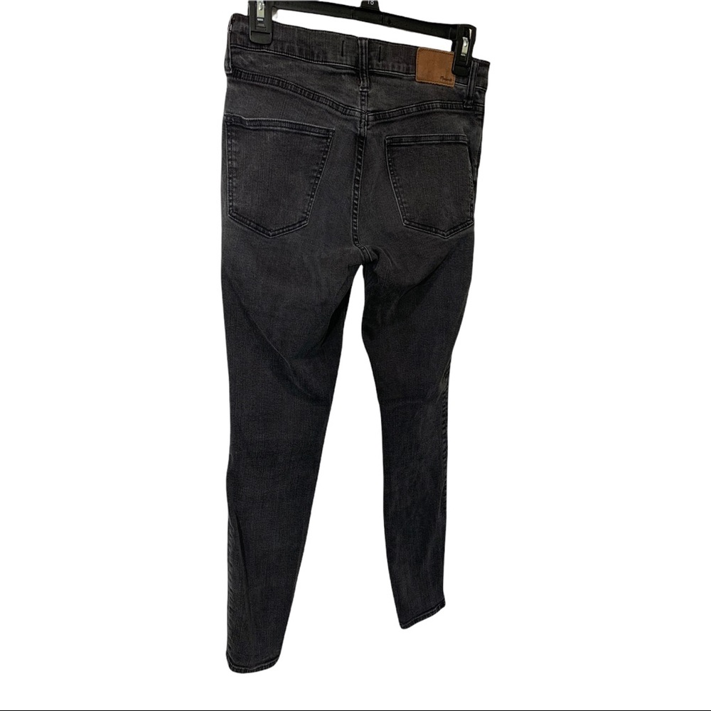 *SOLD* MADEWELL HIGH RISER SKINNY FADED BLACK JEANS ACID WASHED DENIM SIZE 28 - Picture 8 of 16